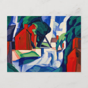 Blauwe Dag, 1930 door Oscar Bluemner Briefkaart