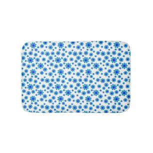 Blauwe dagen Floral Repeteert Daisy Pattern Badmat