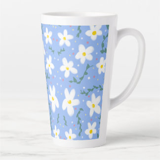 Blauwe dagen latte mok