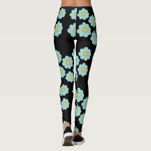 Blauwe dagen leggings (Achterkant)