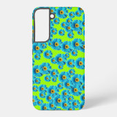 Blauwe dagen samsung galaxy hoesje (Achterkant)