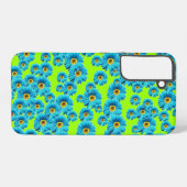 Blauwe dagen samsung galaxy hoesje (Achterkant horizontaal)