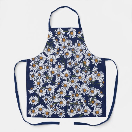 blauwe dagen schort (Voorkant)