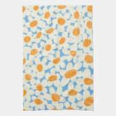 Blauwe dagen theedoek (Verticaal)