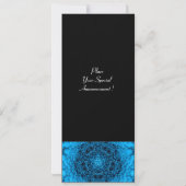 BLAUWE DAHLIA, TOPAZ , helder groen zwart geel Kaart (Achterkant)