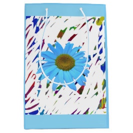 Blauwe Daisy Abstract Grafische Cadeautas