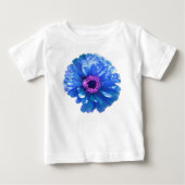 Blauwe Daisy, blauwe bloemfoto (Voorkant)