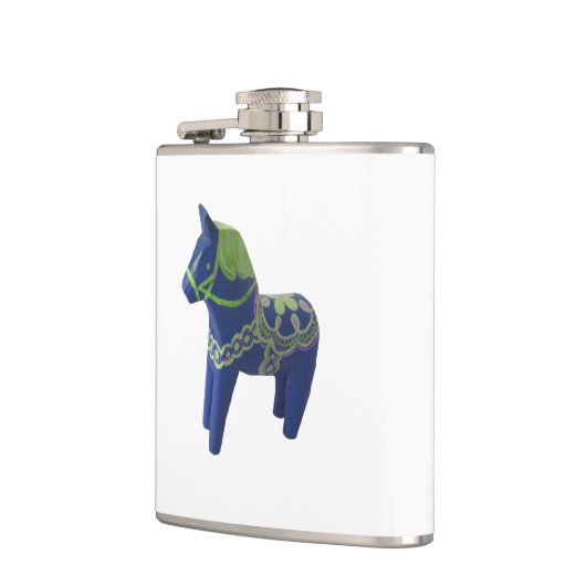 Blauwe Dala Horse-kolf Heupfles (Links)