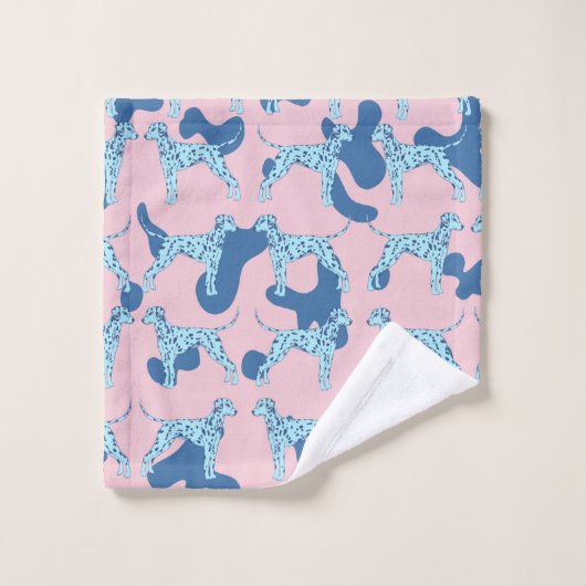 Blauwe Dalmatiërs Bad Handdoek (Wasdoekje)