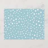 Blauwe Dalmatische Spots, Dalmatische Stippen, gek Briefkaart (Voorkant)