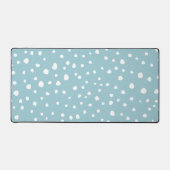 Blauwe Dalmatische Spots, Dalmatische Stippen, gek Bureaumat (Voorkant)