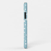 Blauwe Dalmatische Spots, Dalmatische Stippen, gek Case-Mate iPhone Case (Achterkant/rechts)
