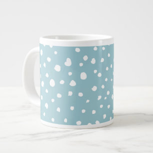 Blauwe Dalmatische Spots, Dalmatische Stippen, gek Grote Koffiekop