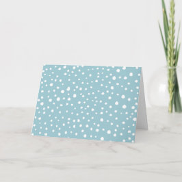 Blauwe Dalmatische Spots, Dalmatische Stippen, gek Kaart