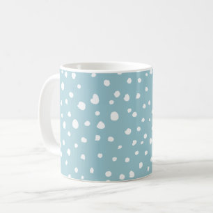 Blauwe Dalmatische Spots, Dalmatische Stippen, gek Koffiemok
