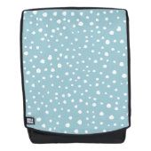 Blauwe Dalmatische Spots, Dalmatische Stippen, gek Rugtassen (Voorkant)