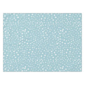 Blauwe Dalmatische Spots, Dalmatische Stippen, gek Tafelkleed (Voorkant (Horizontaal))