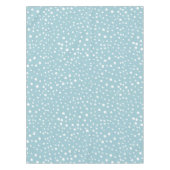 Blauwe Dalmatische Spots, Dalmatische Stippen, gek Tafelkleed (Voorkant)