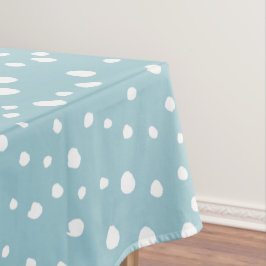 Blauwe Dalmatische Spots, Dalmatische Stippen, gek Tafelkleed