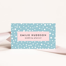 Blauwe Dalmatische Spots, Dalmatische Stippen, gek Visitekaartje