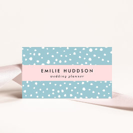 Blauwe Dalmatische Spots, Dalmatische Stippen, gek Visitekaartje