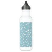 Blauwe Dalmatische Spots, Dalmatische Stippen, gek Waterfles (Links)