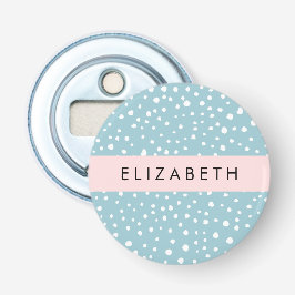Blauwe Dalmatische Vlekken, Dalmatische Stippen, J Button Flesopener