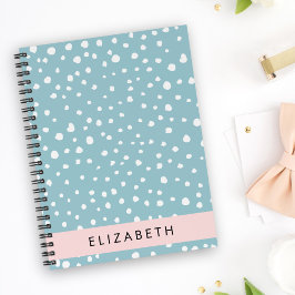 Blauwe Dalmatische Vlekken, Dalmatische Stippen, J Notitieboek
