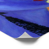 Blauwe dame poster (Hoek)