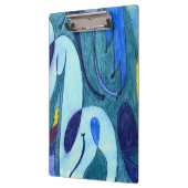 Blauwe dampen klembord (Links)