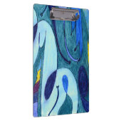 Blauwe dampen klembord (Rechts)