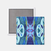 Blauwe dampen magneet (Voorkant / Achterkant)