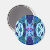 Blauwe dampen magneet (Voorkant / Achterkant)