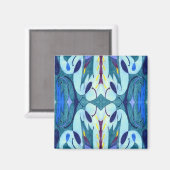 Blauwe dampen magneet (Voorkant / Achterkant)