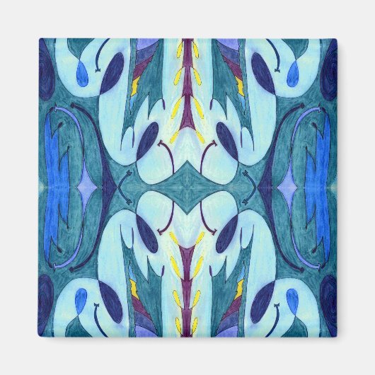 Blauwe dampen magneet (Voorkant)