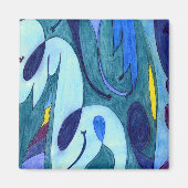 Blauwe dampen magneet (Voorkant)