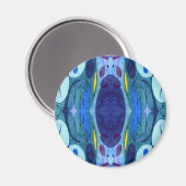 Blauwe dampen magneet (Voorkant / Achterkant)