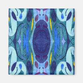 Blauwe dampen magneet