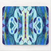 Blauwe dampen muismat (Voorkant)