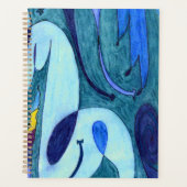 Blauwe dampen planner (Voorkant)