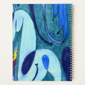 Blauwe dampen planner (Achterkant)