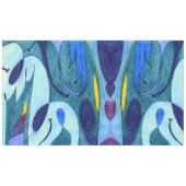 Blauwe dampen tafelkleed (Voorkant (Horizontaal))