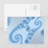 Blauwe Dans Ansichtkaart Briefkaart (Voorkant / Achterkant)