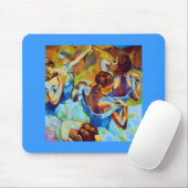 blauwe danseres muismat (Met muis)