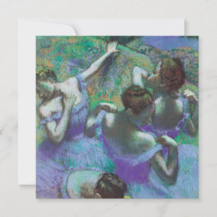 Blauwe Danseressen door Edgar Degas, Vintage Impre Kaart