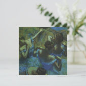 Blauwe danseressen van Edgar Degas, Vintage Impres (Staand voorkant)