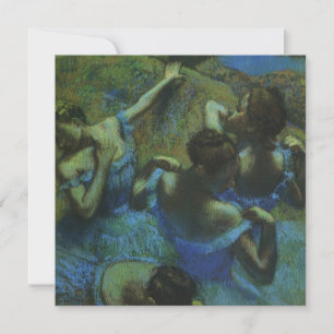 Blauwe Danseressen van Edgar Degas, Vintage Impres