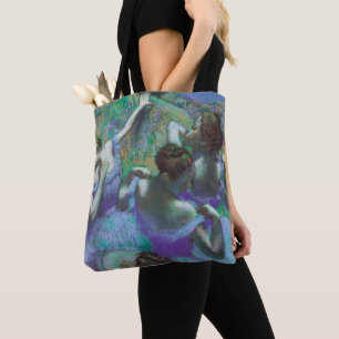 Blauwe Danseressen van Edgar Degas, Vintage Impres Tote Bag