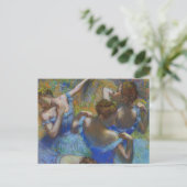 Blauwe dansers Edgar Degas Briefkaart (Staand voorkant)