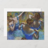 Blauwe dansers Edgar Degas Briefkaart (Voorkant / Achterkant)